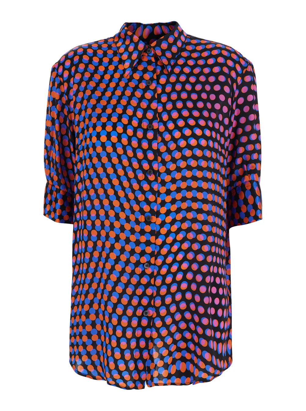 Shirt Black Cotton sold by Lord & Taylor