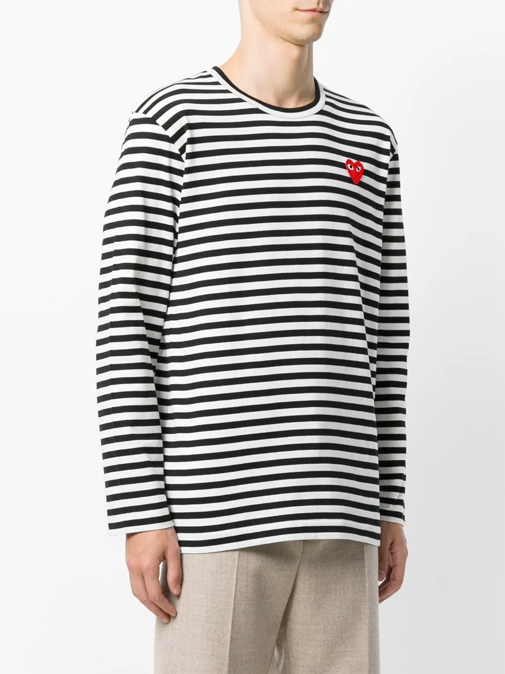 STRIPED COTTON T SHIRT. sold by Lord & Taylor product image thumbnail 5