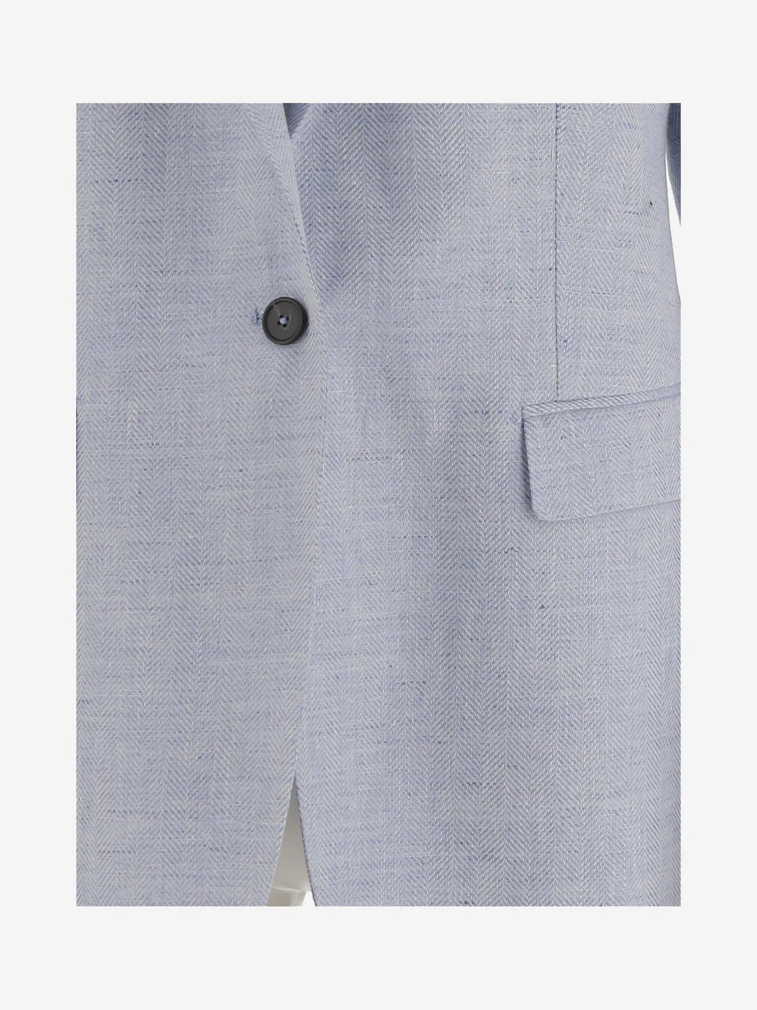 Jacket Linen-Wool Blend Light Blue sold by Lord & Taylor product image thumbnail 2