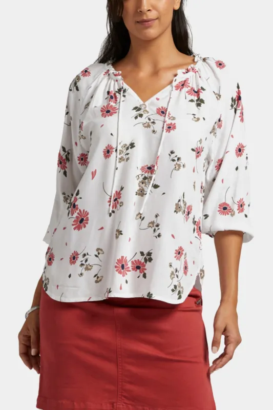 Ruffle Tie Neck Blouse sold by Lord & Taylor
