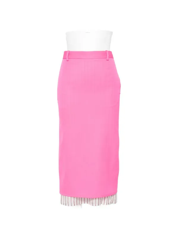WOOL MIDI SKIRT made by The Attico
