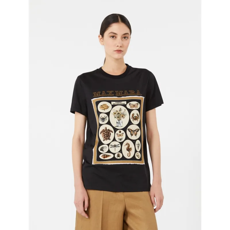 MXMSPADINO BODY-TOP BLACK made by MaxMara