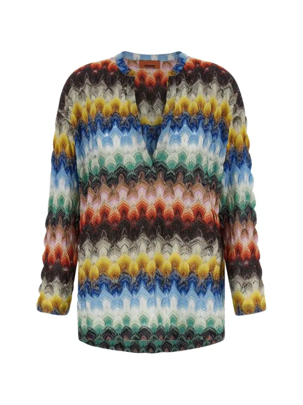 ZIG ZAG PRINT SHIRT made by Missoni