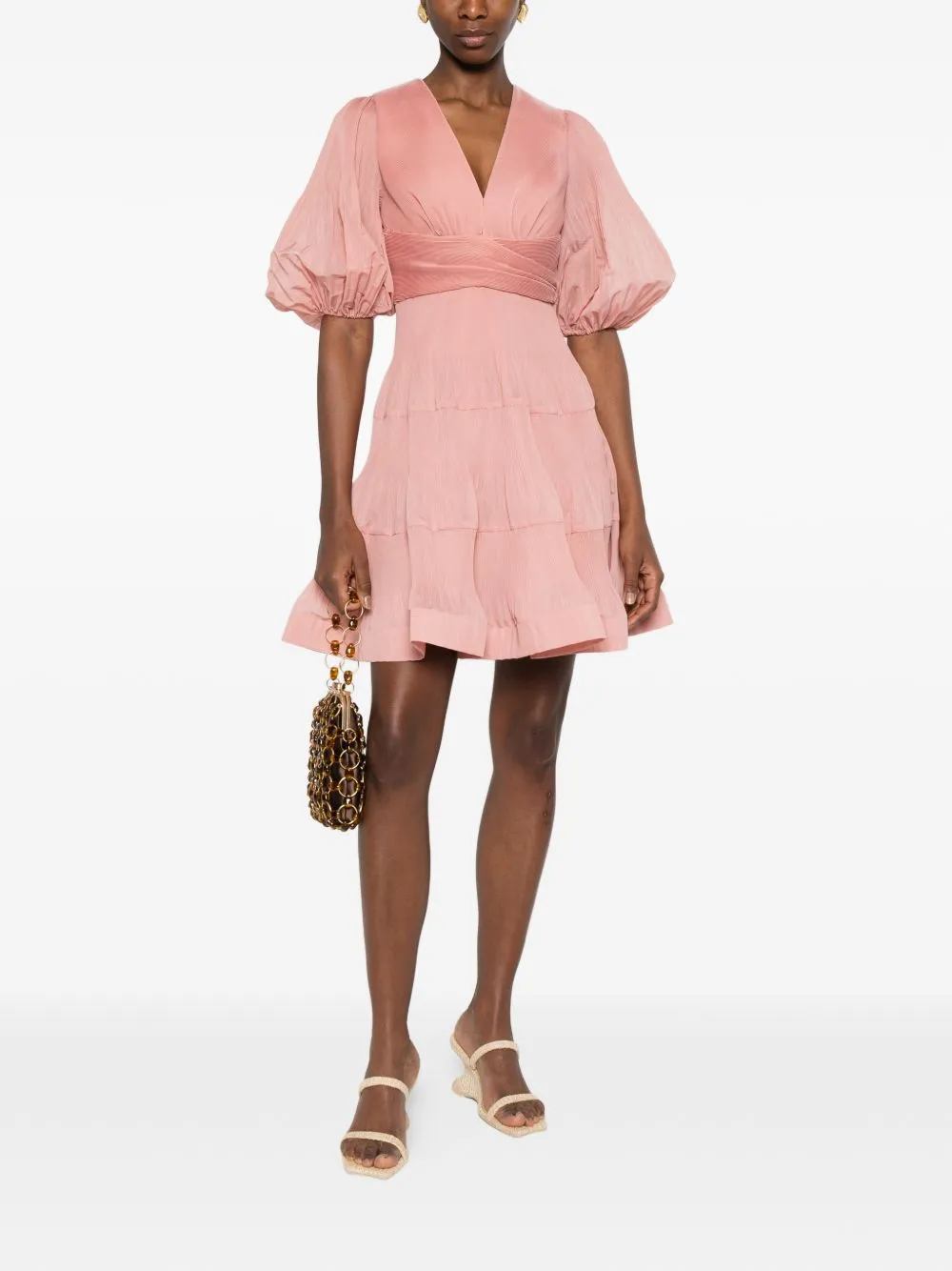 PLEATED MINI DRESS sold by Lord & Taylor product image thumbnail 3