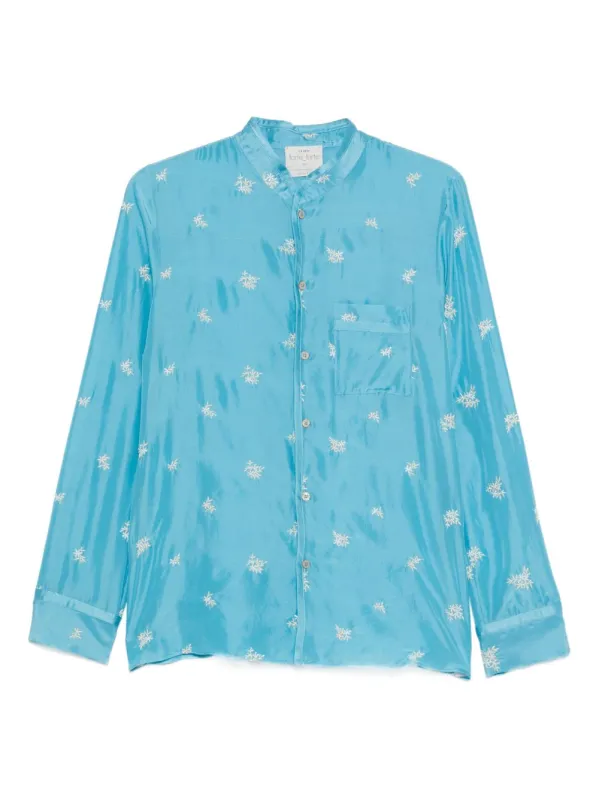 EMBROIDERED SILK SHIRT made by Forte Forte