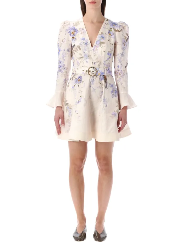 LUNA PRINTED MINI DRESS made by Zimmermann