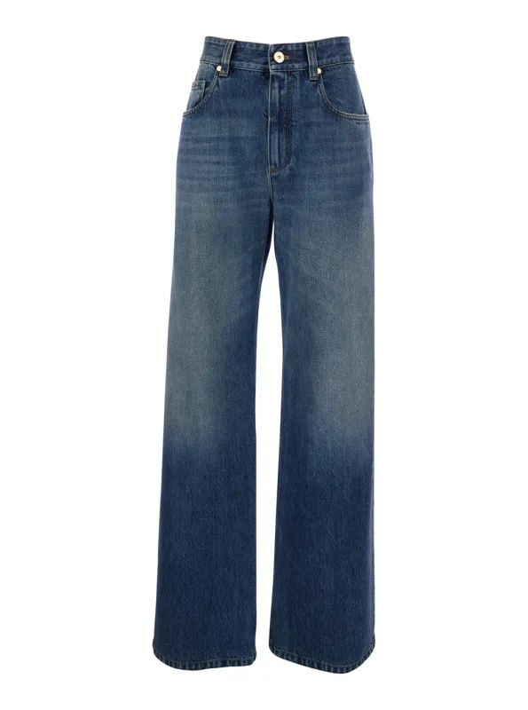 Denim Jeans Blue made by Brunello Cucinelli