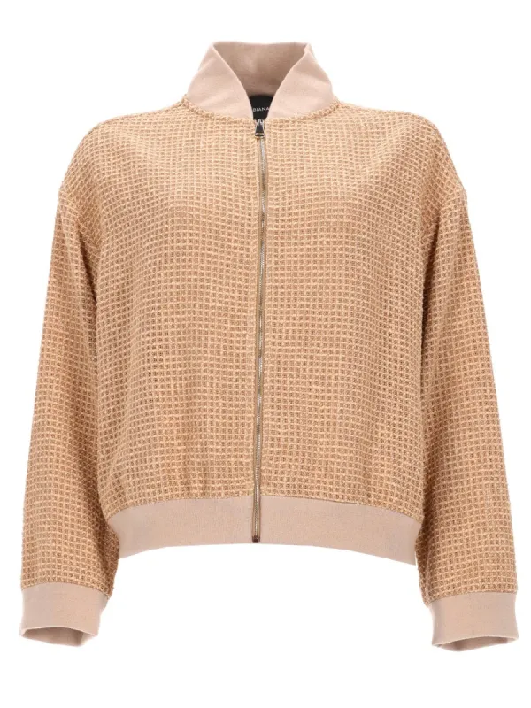GIACCA BOMBER CON DETTAGLIO PAILLETTES made by Fabiana Filippi