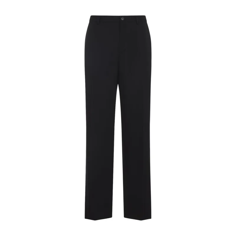 BLACK WOOL TROUSERS made by Balenciaga