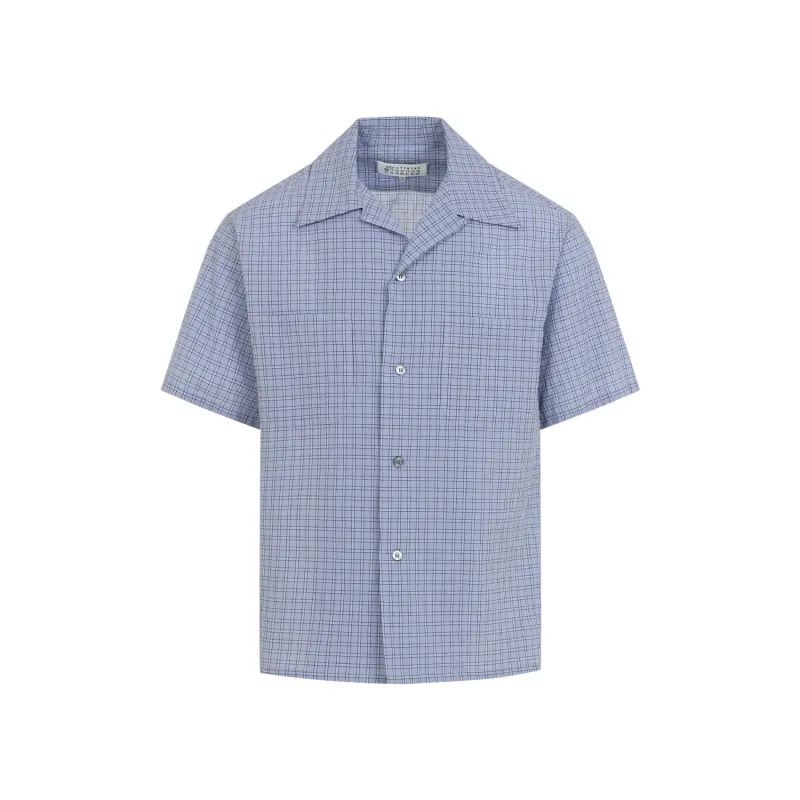 LIGHT BLUE LINEN SHIRT made by Maison Margiela