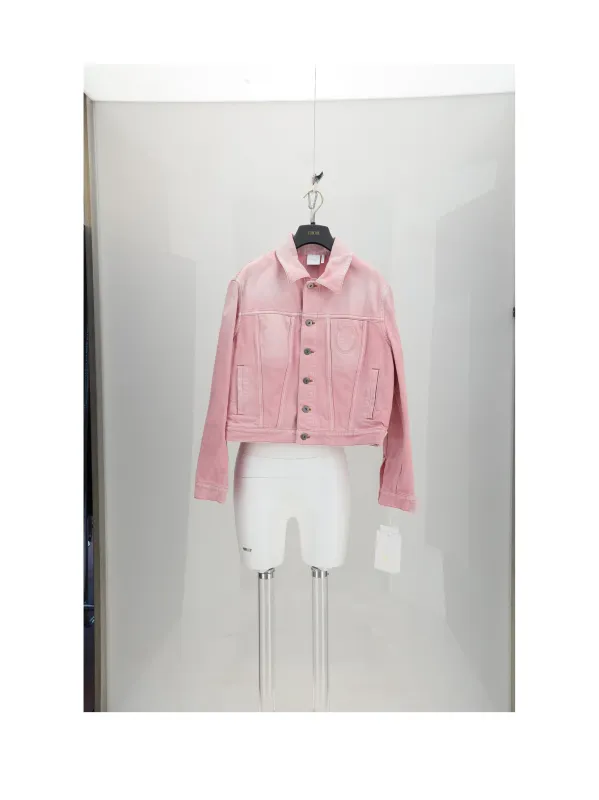 Denim Jacket Pink made by Dior