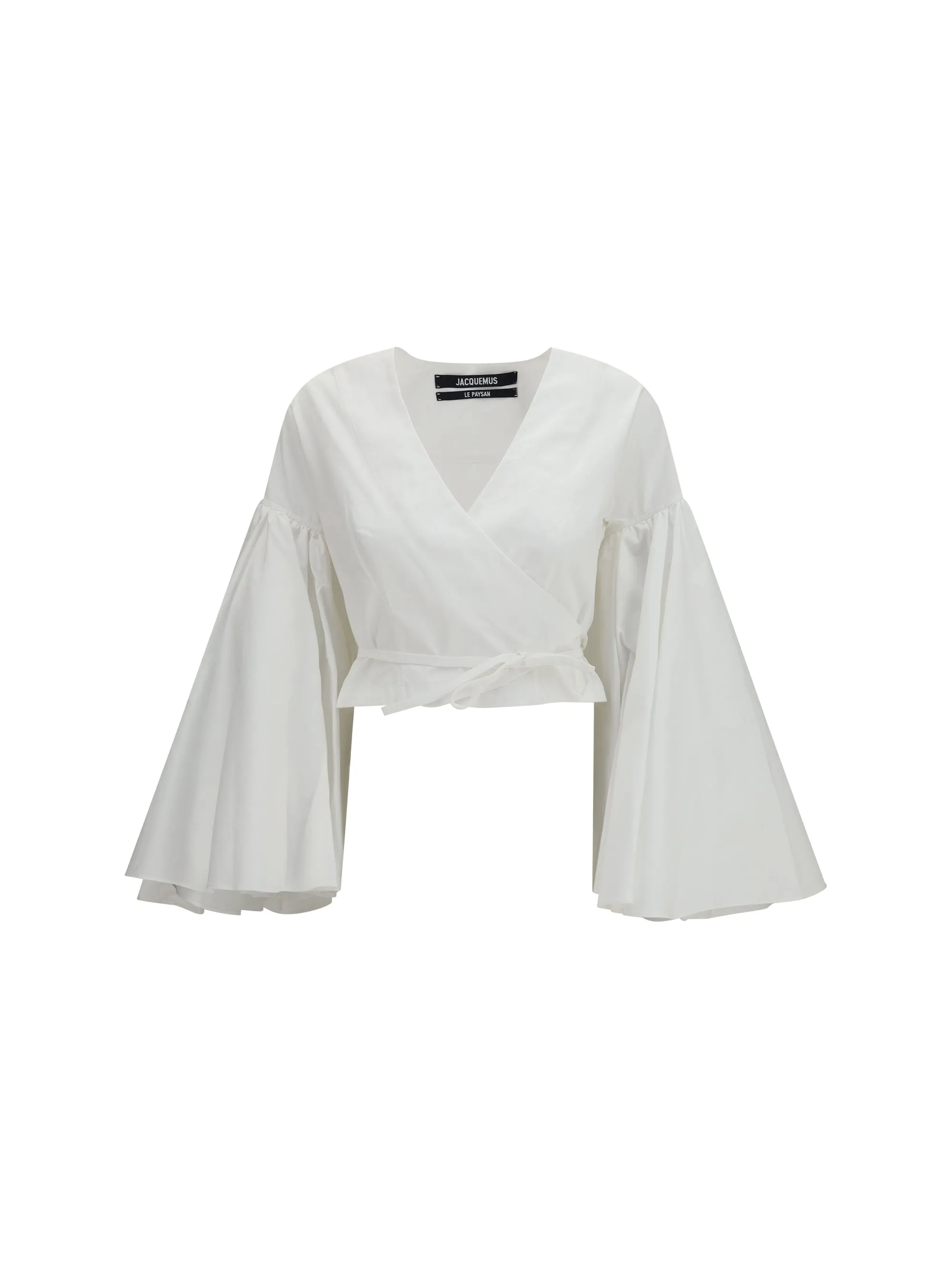Wrap Top Paysan White sold by Lord & Taylor