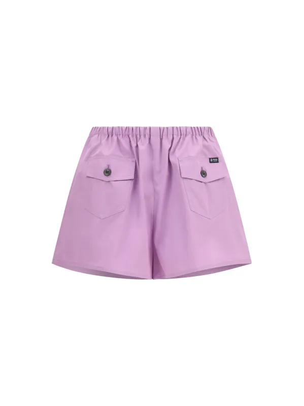 Cotton Shorts Lilac made by Prada