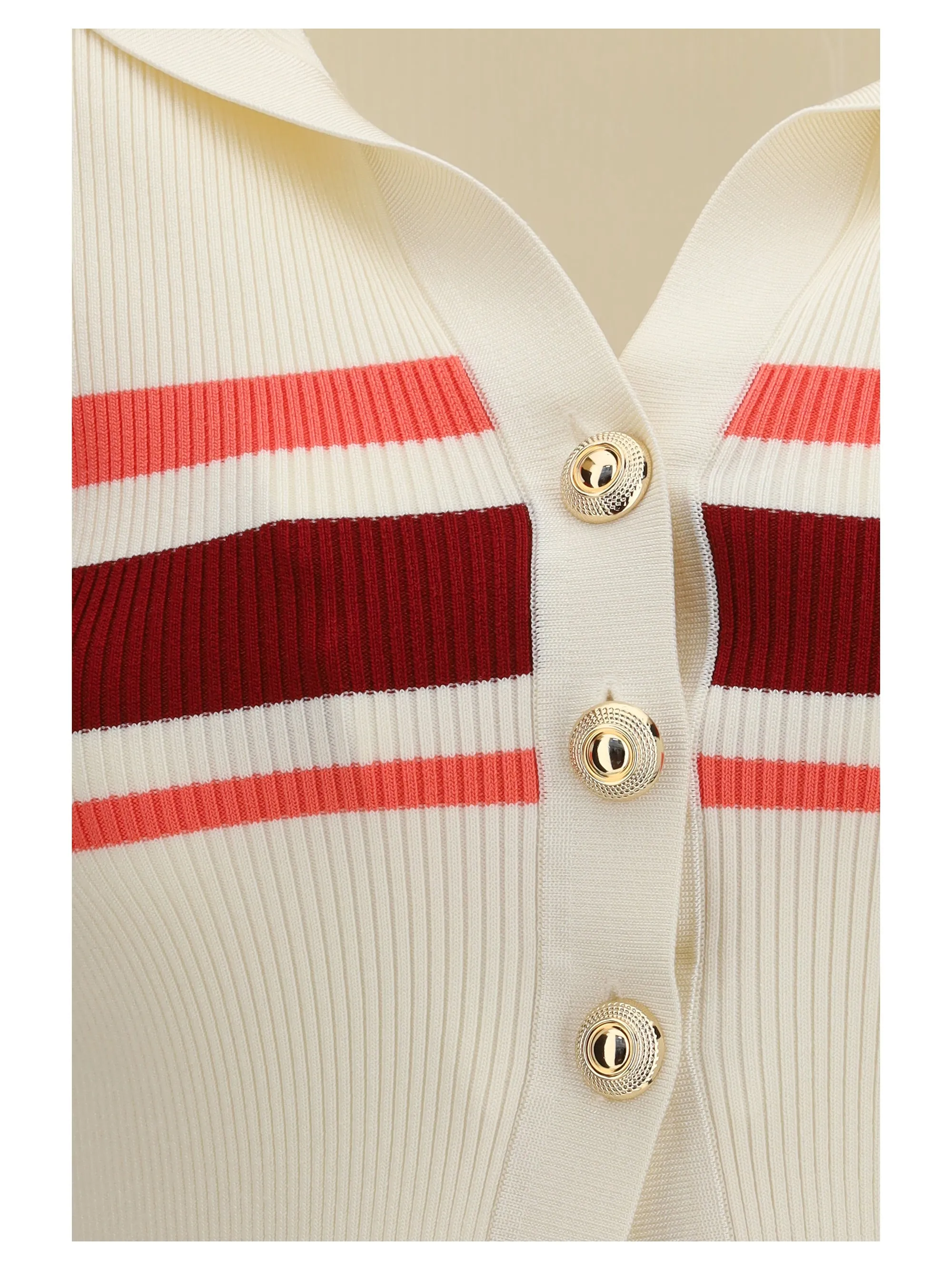 Top Striped Viscose Cream sold by Lord & Taylor product image thumbnail 3