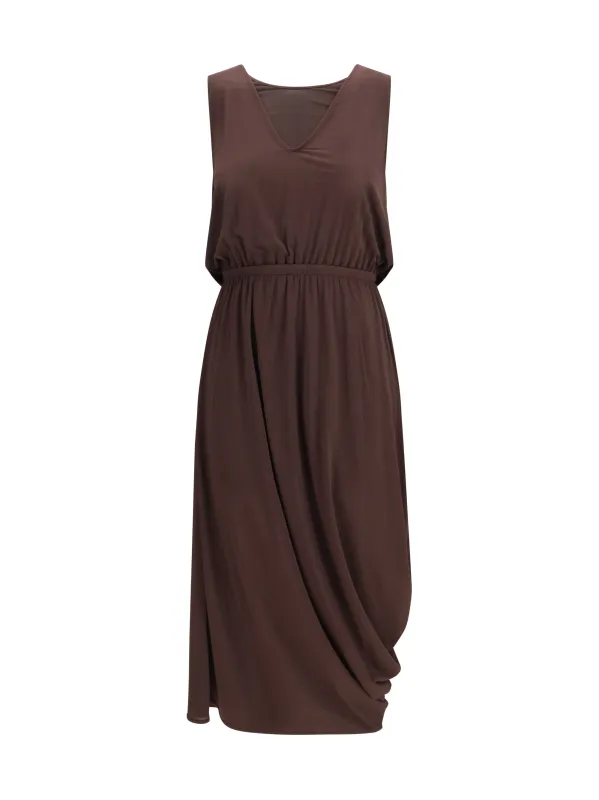 Dress Draped Midi Fig made by Lemaire