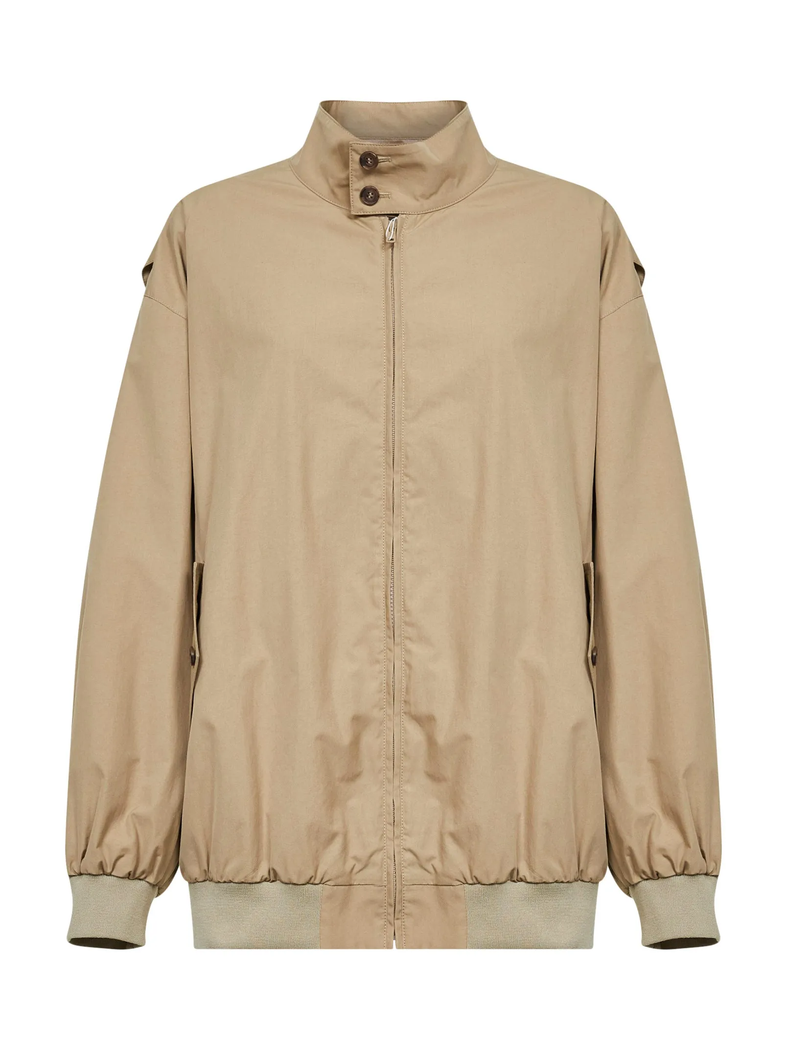 Bomber Jacket Beige Cotton sold by Lord & Taylor
