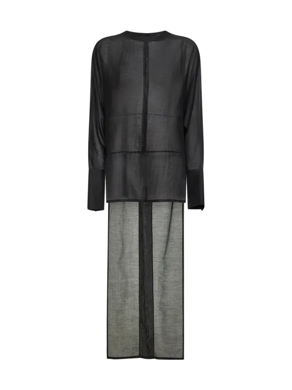 Shirt Voile Black made by DARKPARK