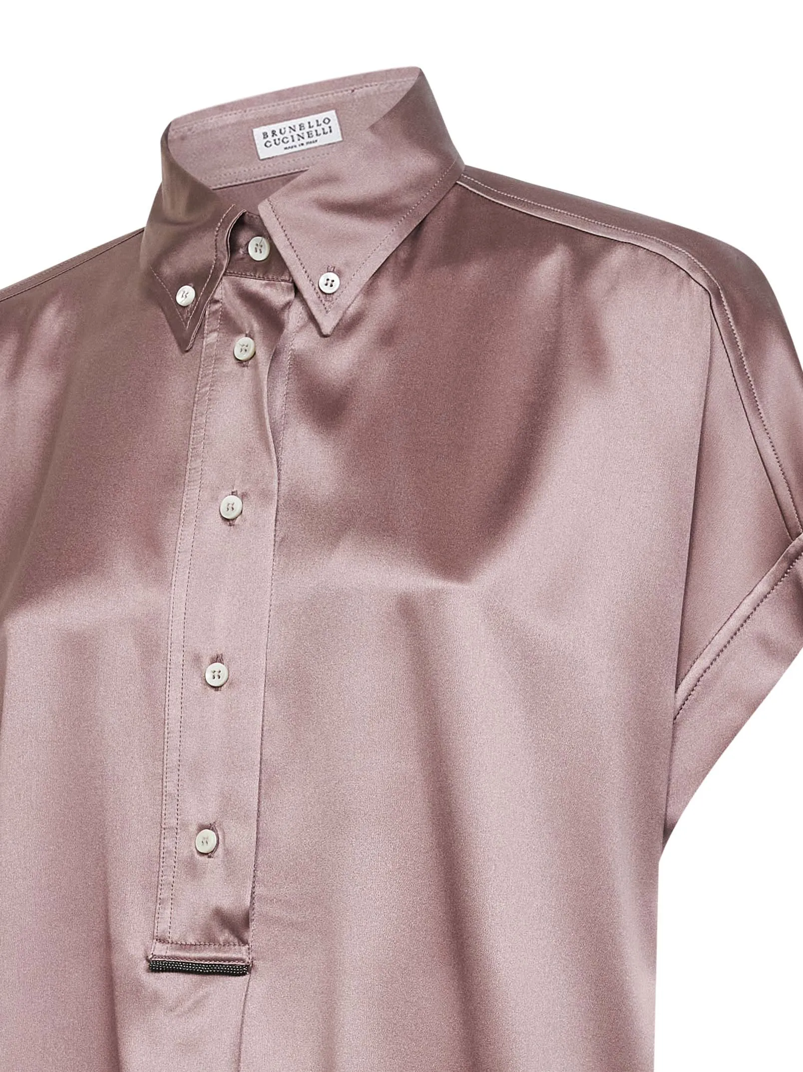 Shirt Antique Pink Stretch Satin sold by Lord & Taylor product image thumbnail 3
