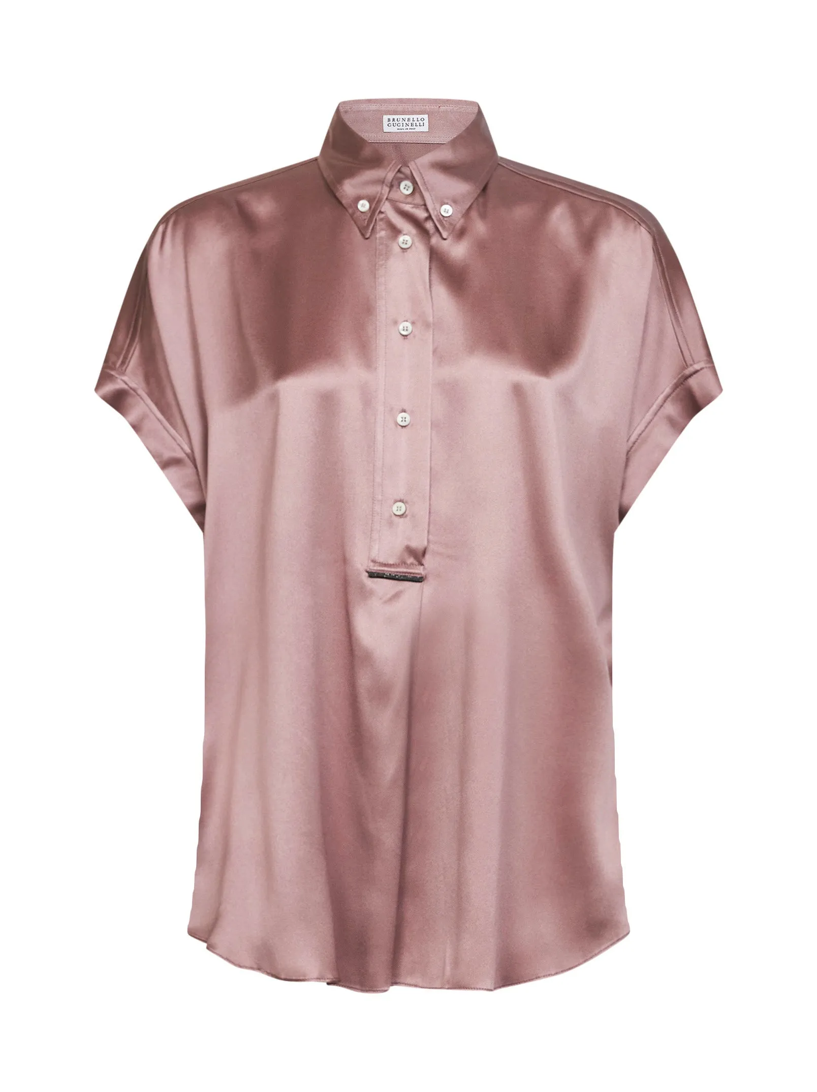 Shirt Antique Pink Stretch Satin sold by Lord & Taylor