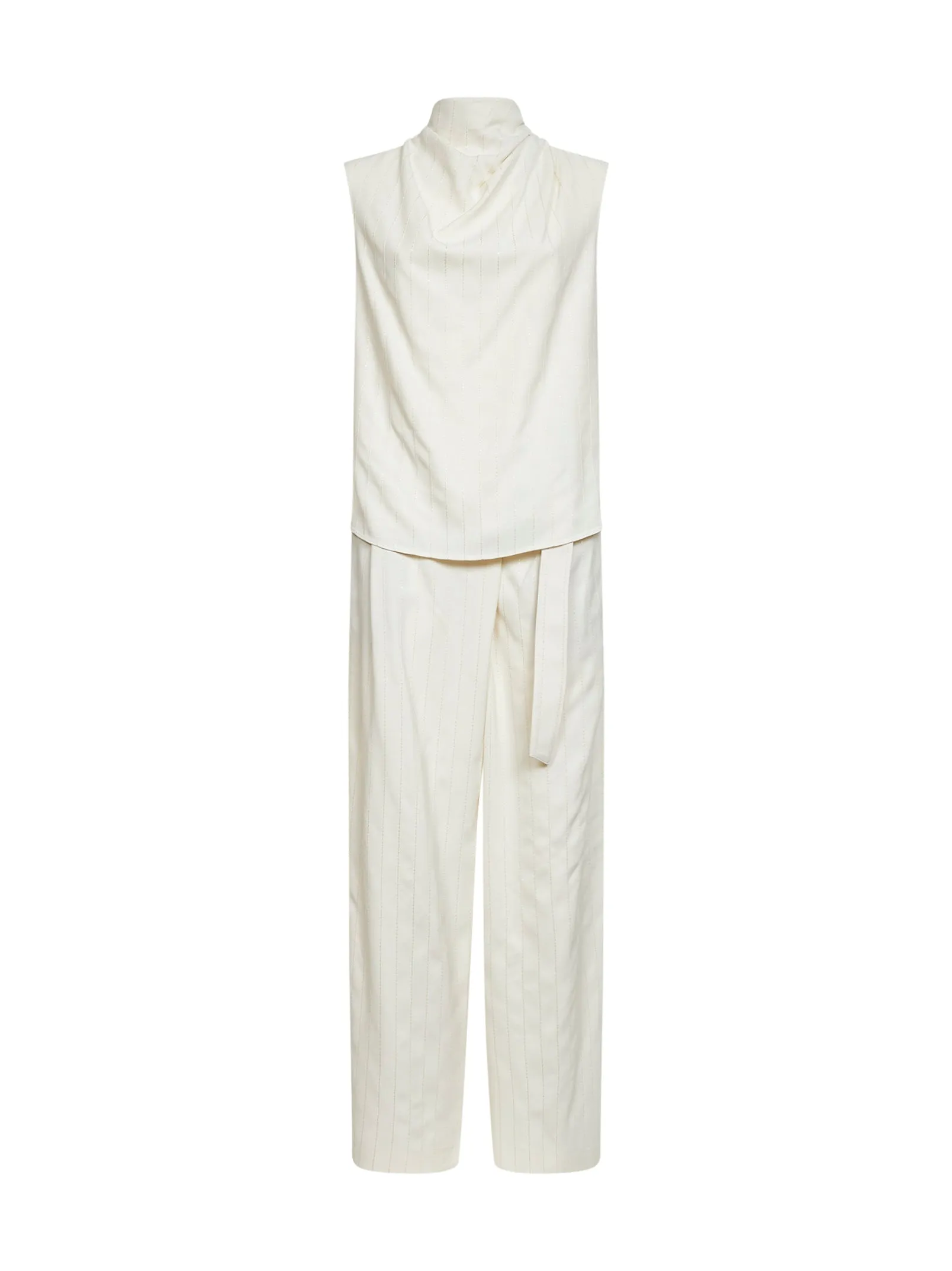 Jumpsuit Chalkstripe Ivory sold by Lord & Taylor