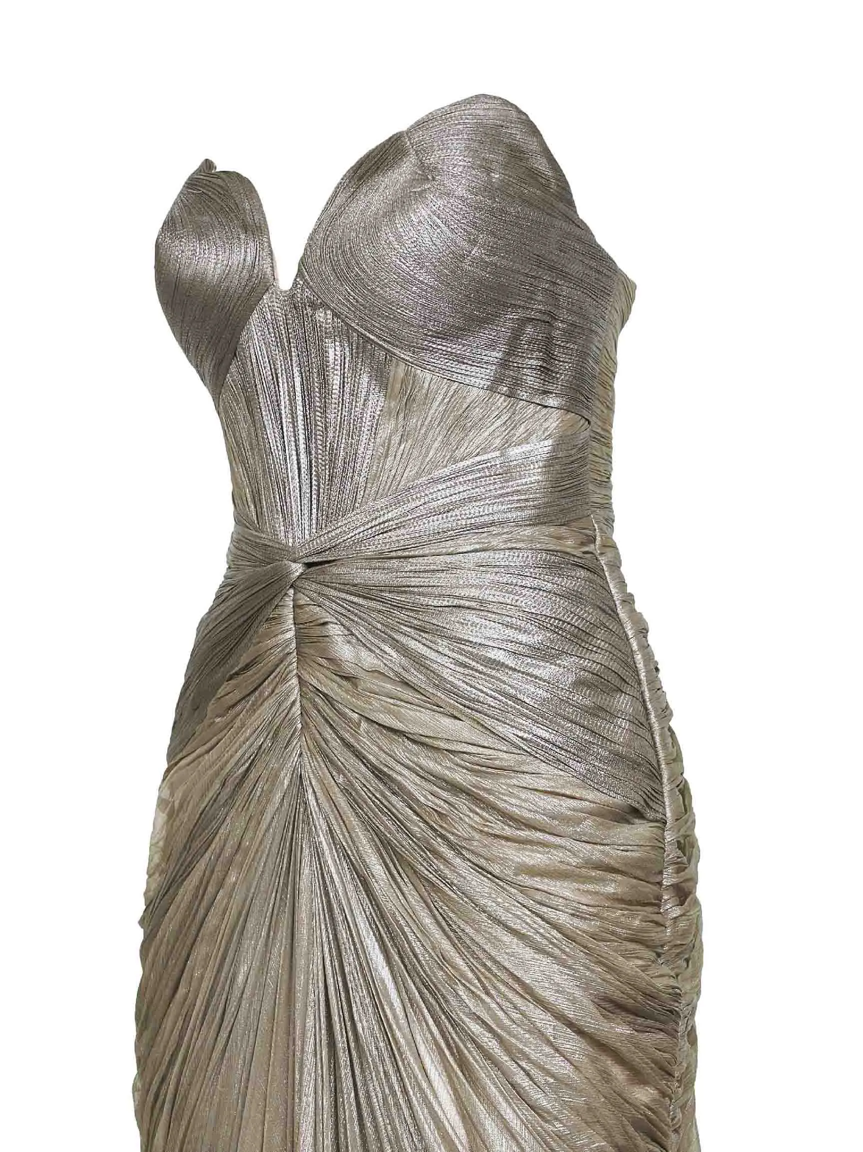 Long Column Dress Cleopatra Beige Silk sold by Lord & Taylor product image thumbnail 3