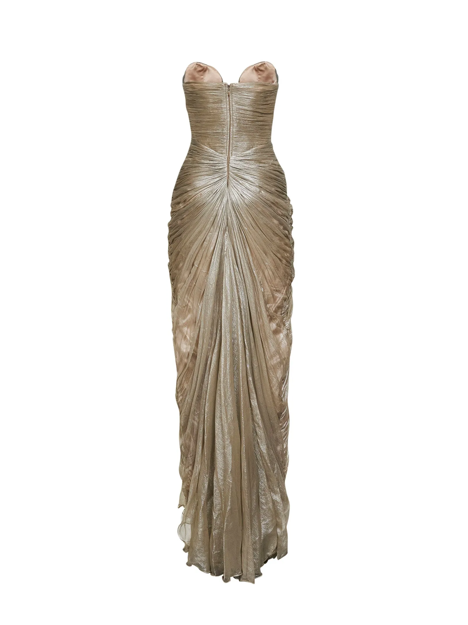 Long Column Dress Cleopatra Beige Silk sold by Lord & Taylor product image thumbnail 2
