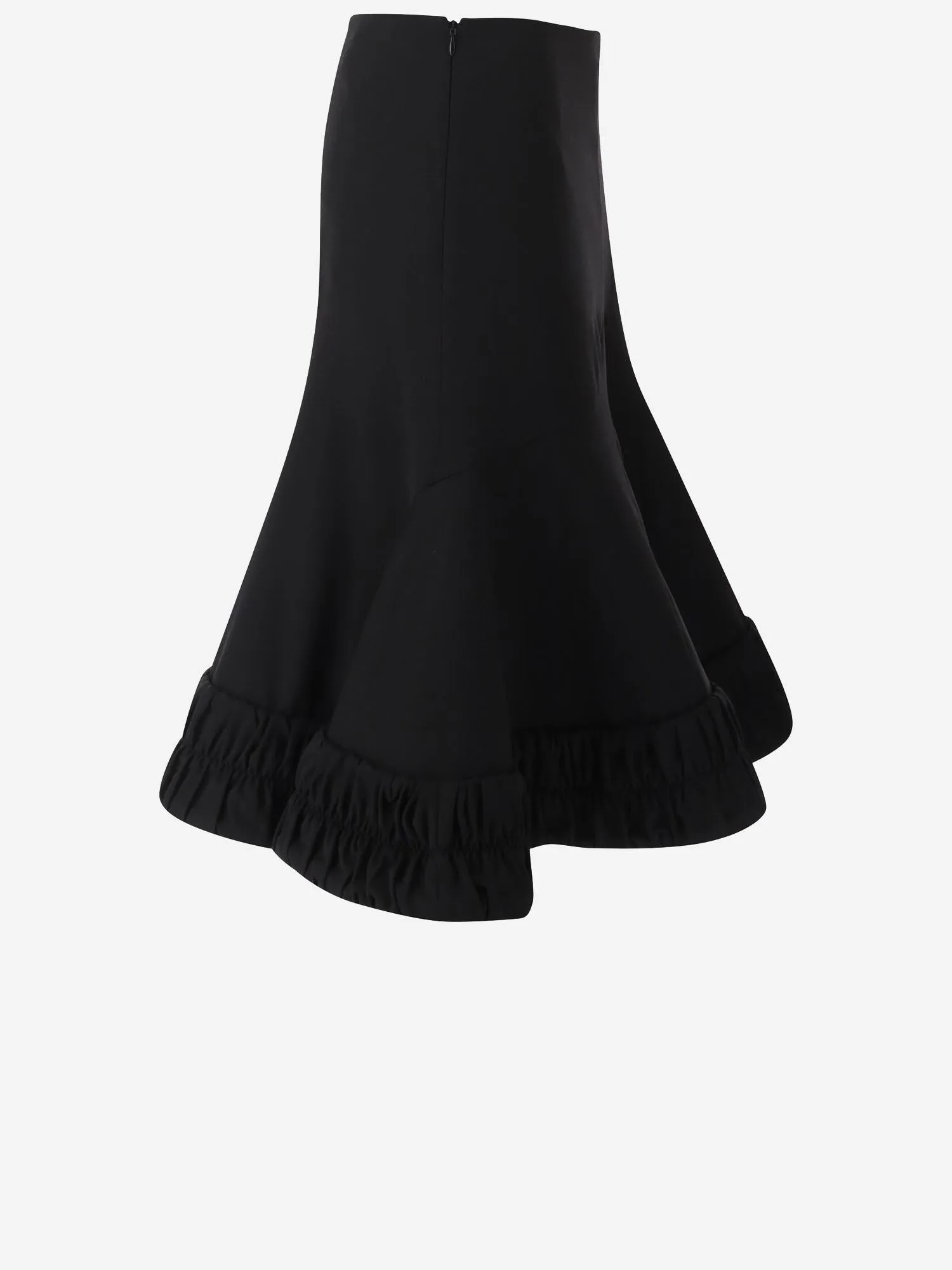 Skirt with Ruched Hem Wool Black sold by Lord & Taylor product image thumbnail 4
