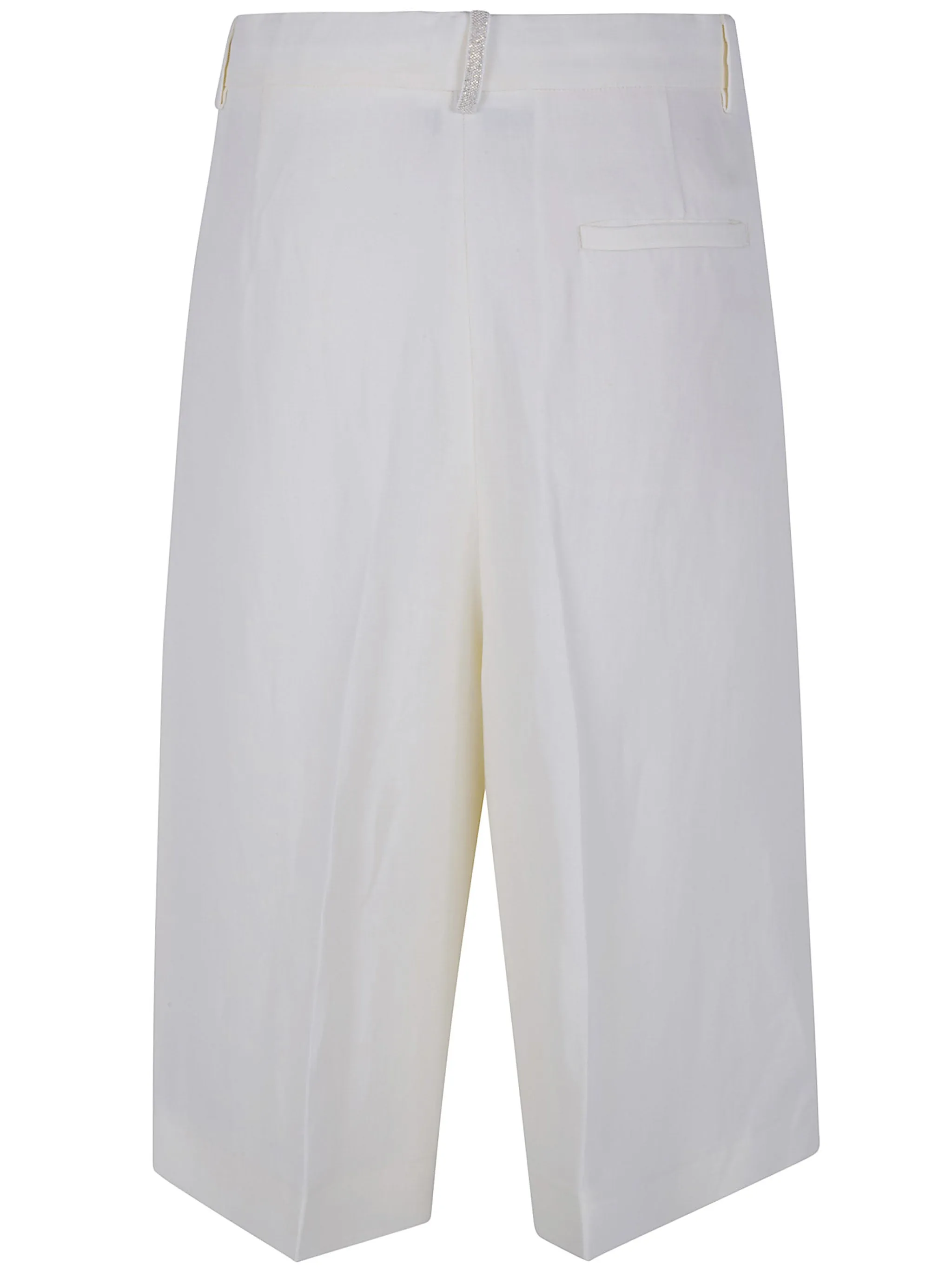 CREAM PLEATED DETAIL TROUSERS sold by Lord & Taylor product image thumbnail 2