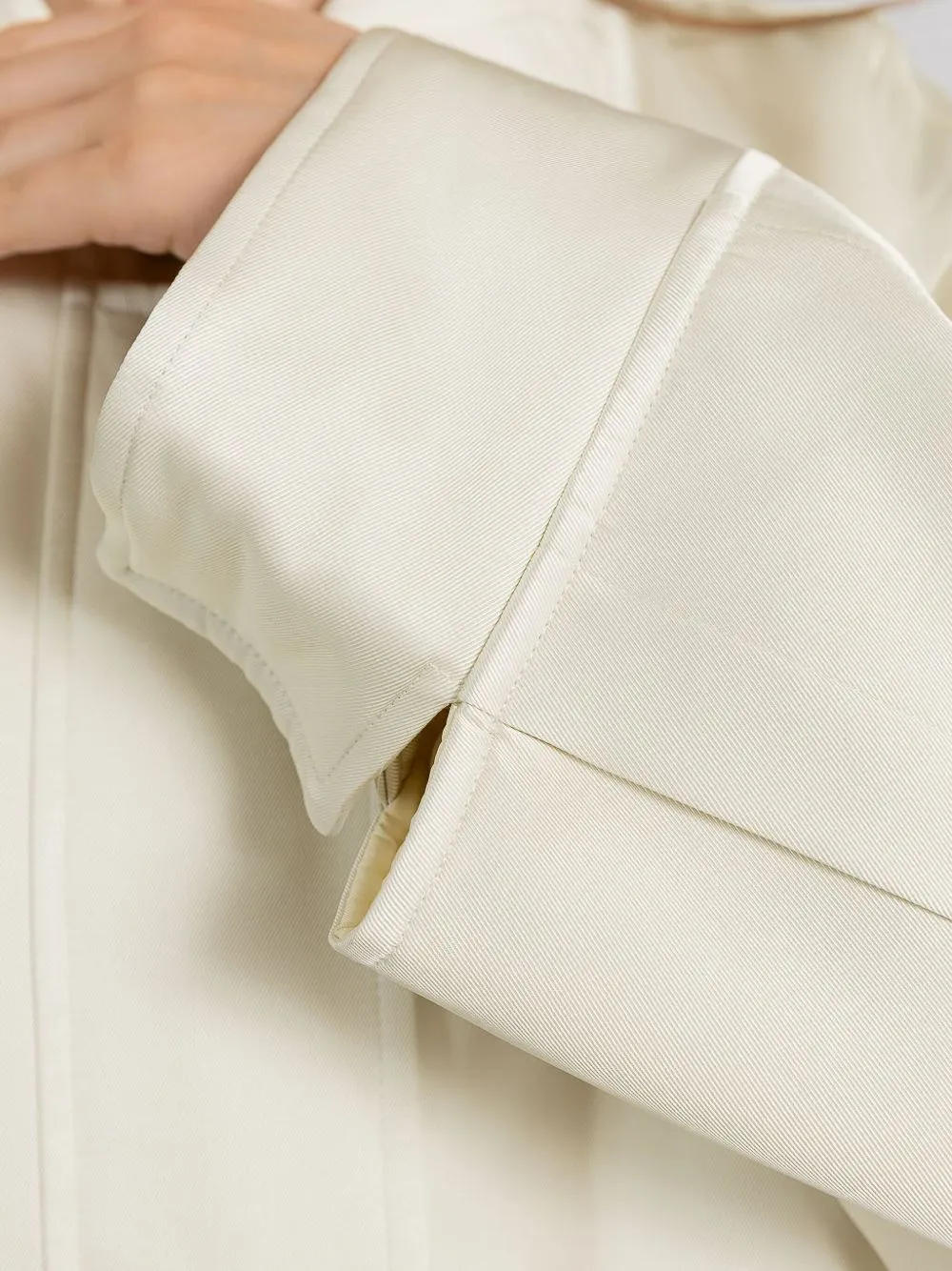 OFF WHITE BUTTON FASTENING JACKET sold by Lord & Taylor product image thumbnail 5