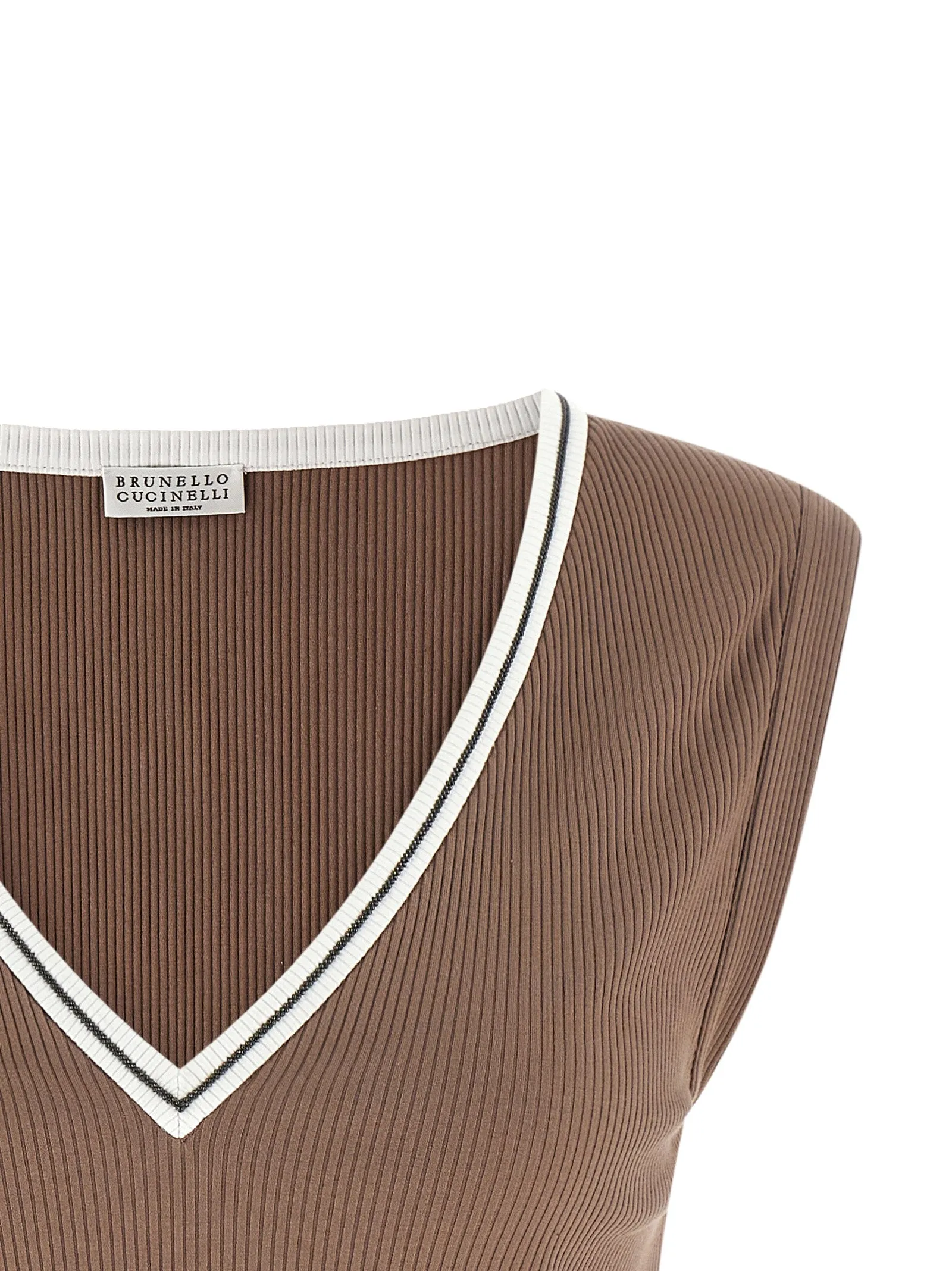 'Shiny Trim' tank top sold by Lord & Taylor product image thumbnail 3