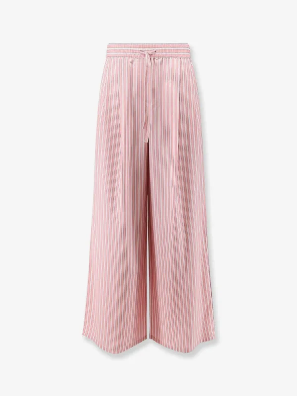 Pyjama Trousers Pink Cotton-Silk made by Dolce & Gabanna