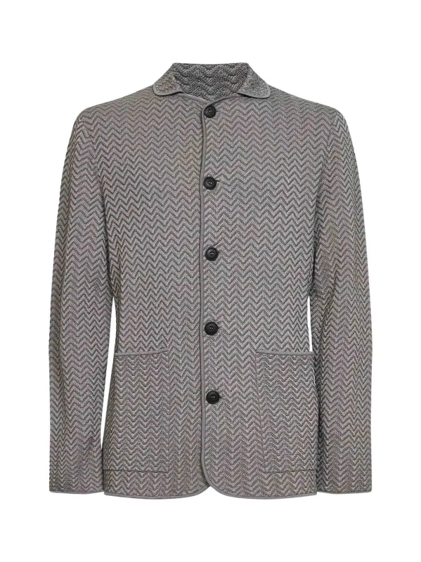 Jacket ASV Chevron Grey made by Giorgio Armani
