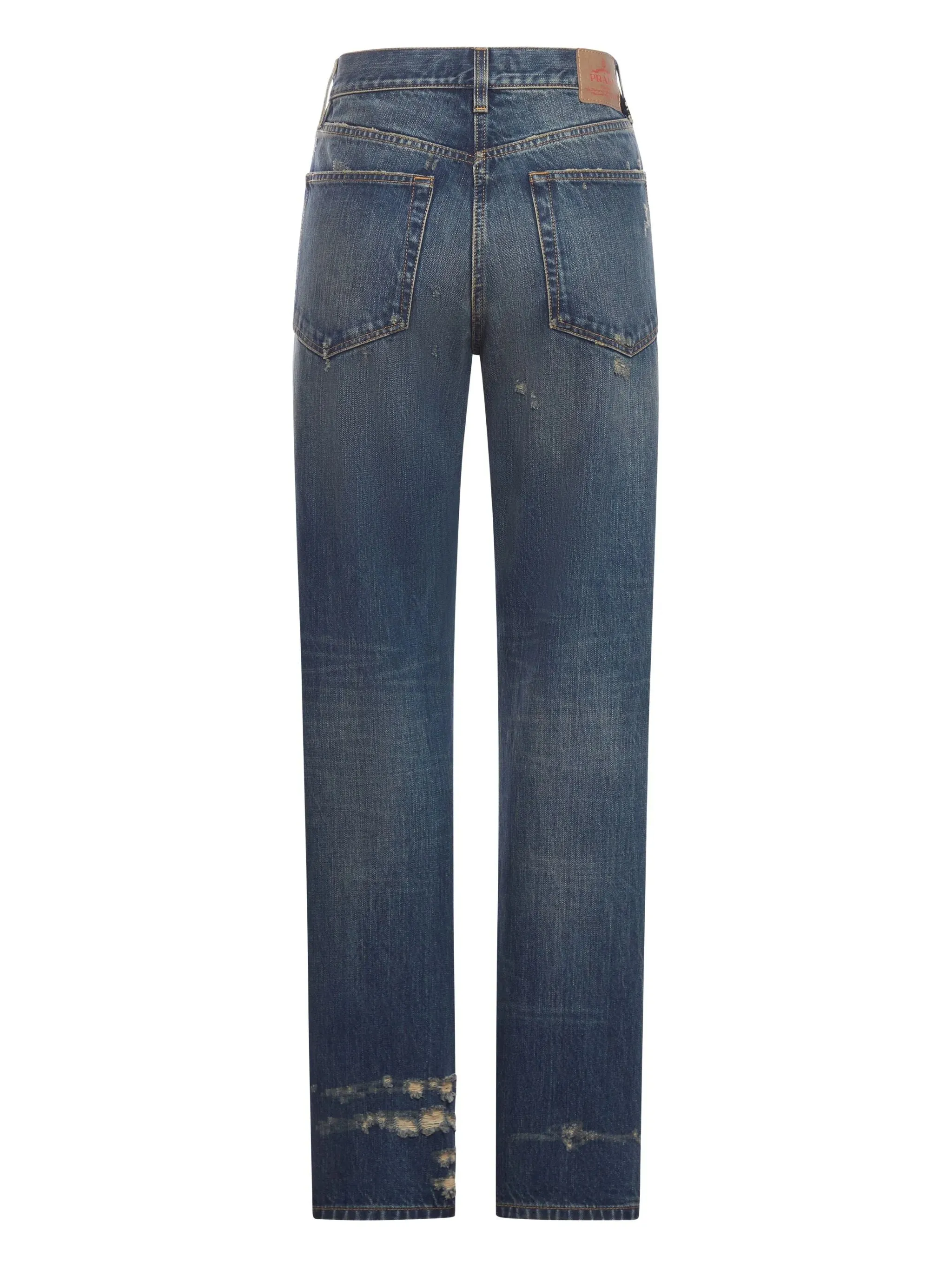 PRADA STRAIGHT-LEG WASHED DENIM JEANS sold by Lord & Taylor product image thumbnail 2