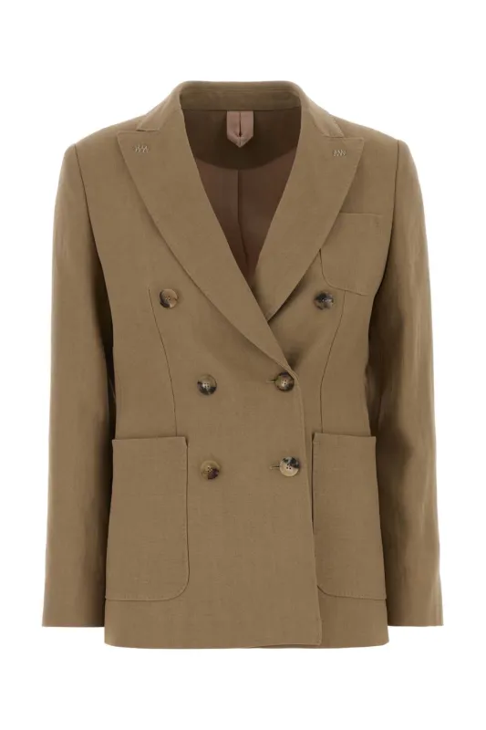 CAMEL HAMP GEL BLAZER made by MaxMara
