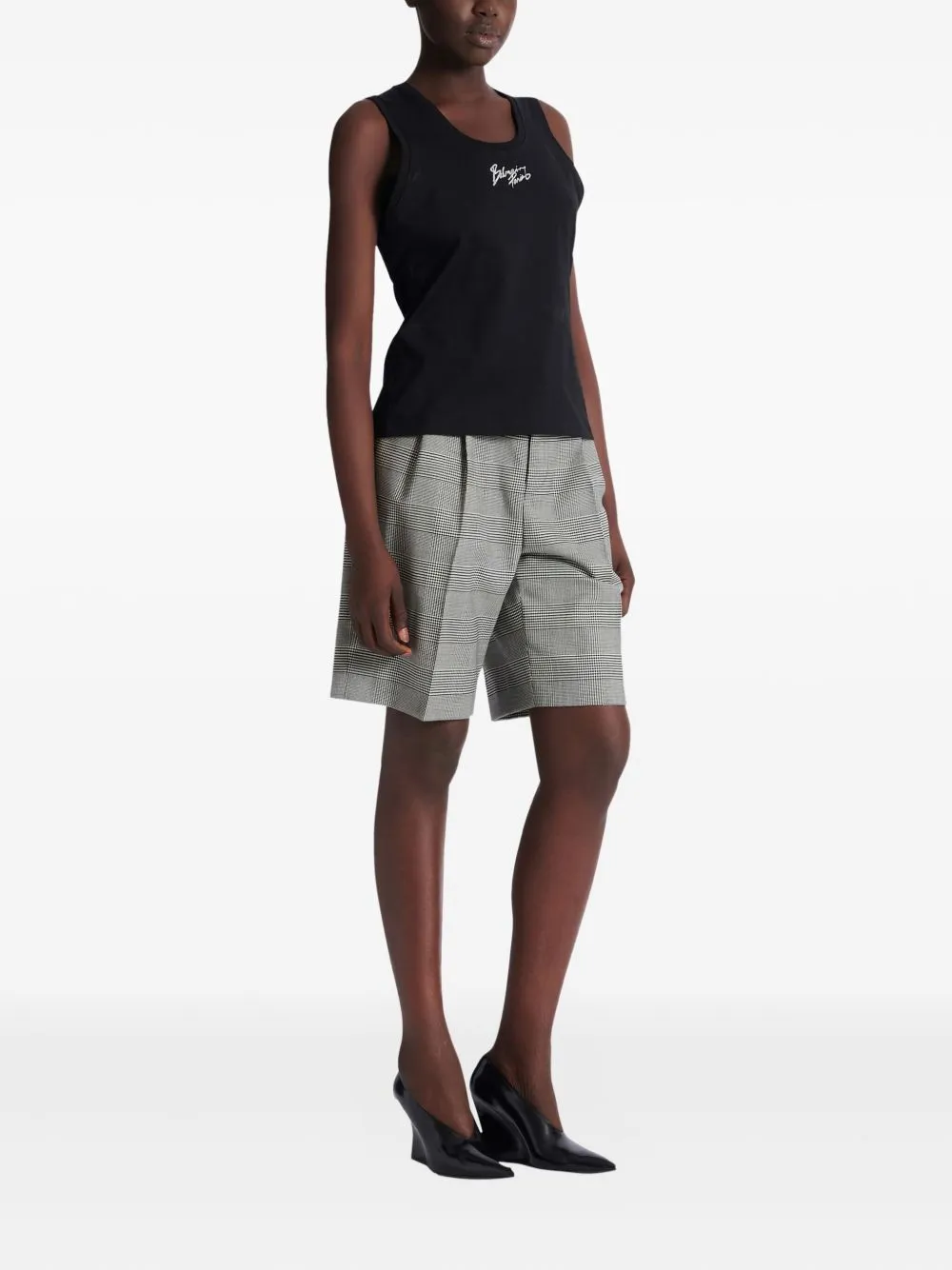 BALMAIN LOGO PRINT TANK TOP sold by Lord & Taylor product image thumbnail 4