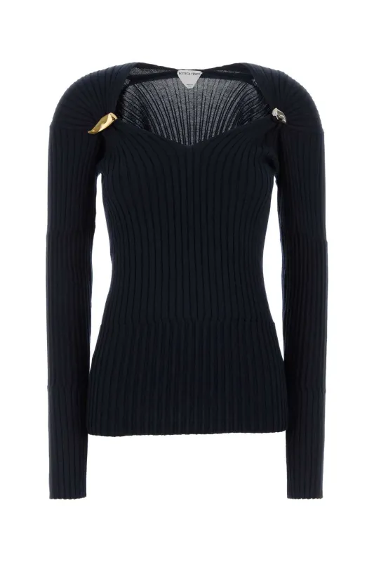 BOTTEGA VENETA CASHMERE AND SILK RIB SWEATER made by Bottega Veneta