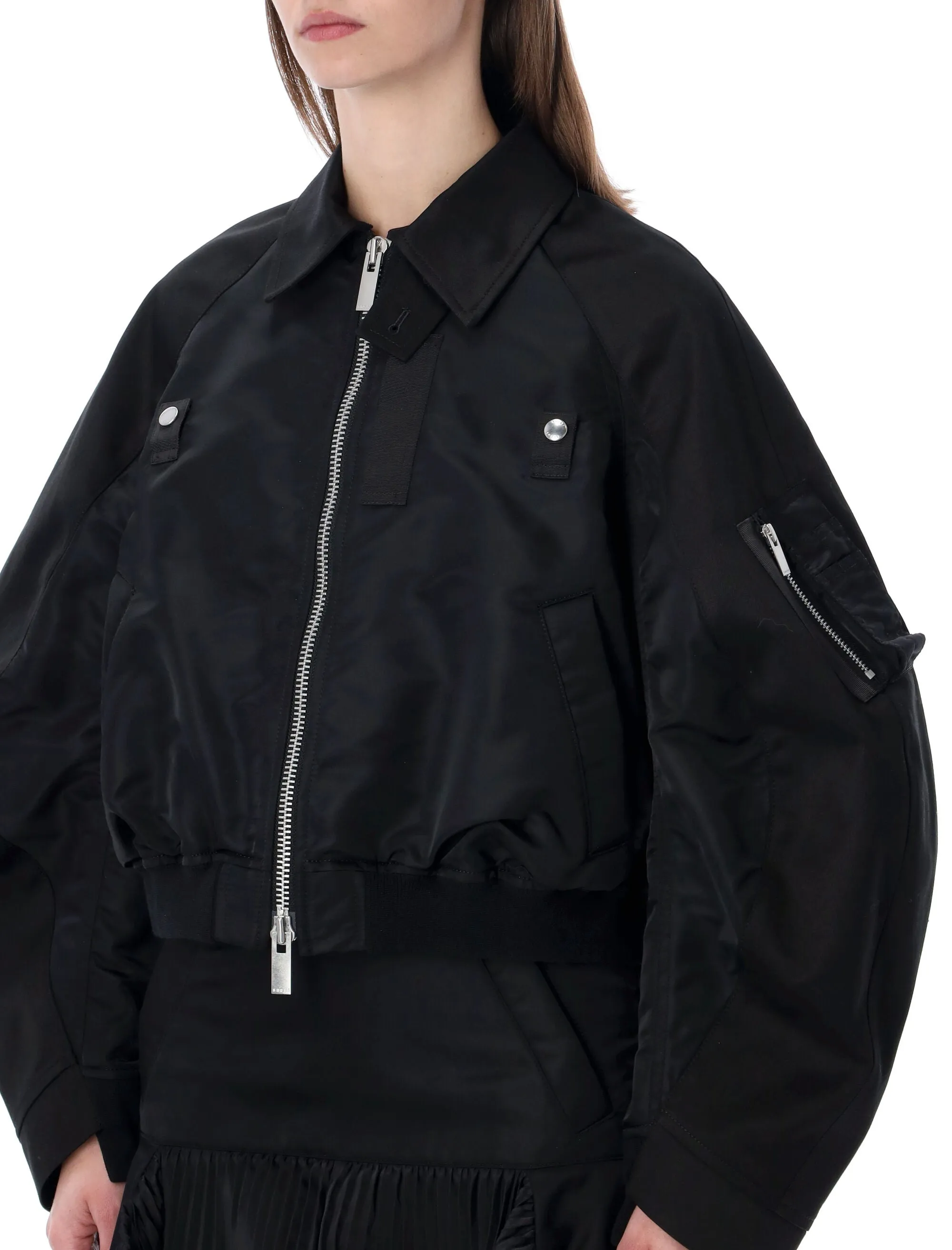 SACAI CHINO NYLON BOMBER JACKET sold by Lord & Taylor product image thumbnail 3