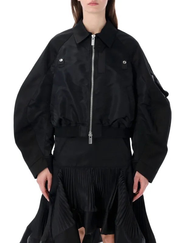 SACAI CHINO NYLON BOMBER JACKET made by Sacai