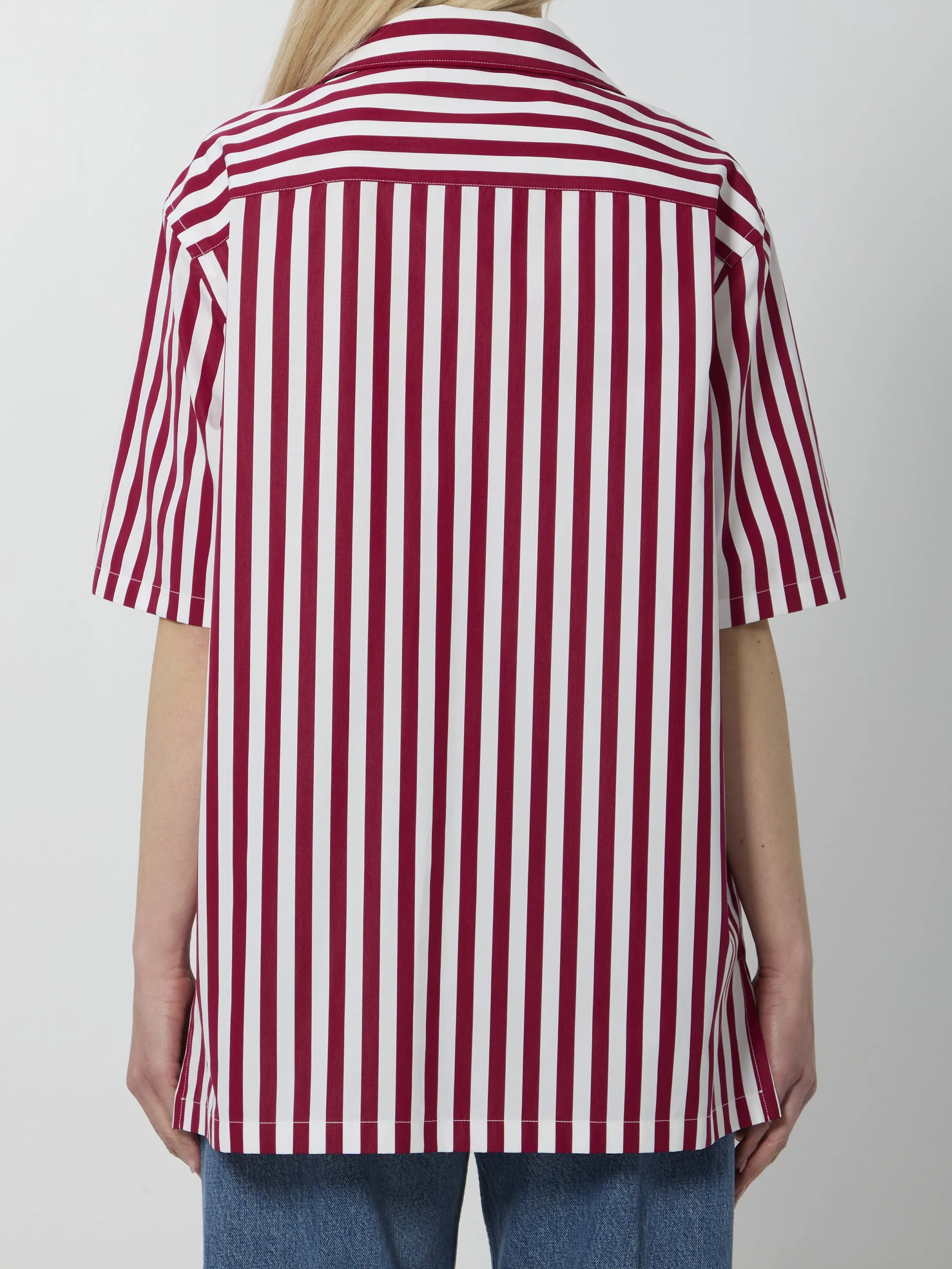 STRIPED POPLIN SHIRT sold by Lord & Taylor product image thumbnail 4