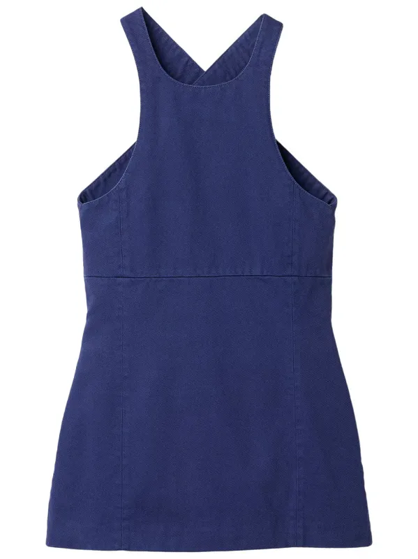 GARMENT-DYED GABARDINE MINI DRESS made by Miu Miu