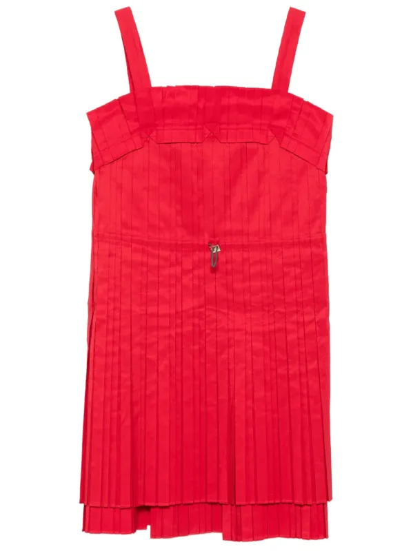 PLEATED MINI DRESS made by Fendi