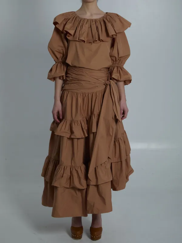 RUFFLED BLOUSE made by Chloe