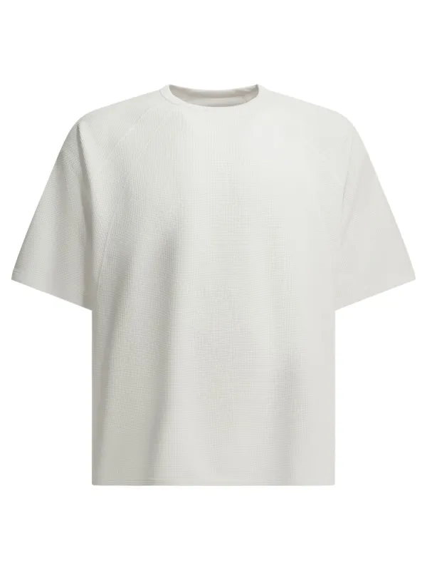 "MESH WF ACTINOID" CREW-NECK T-SHIRT made by Goldwin