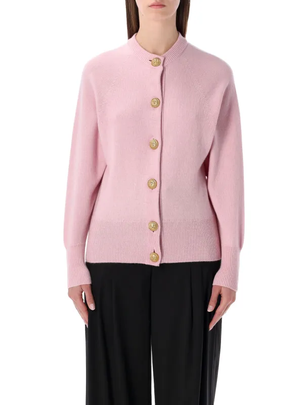 BALMAIN ECO-CASHMERE BUTTONED CARDIGAN made by Balmain