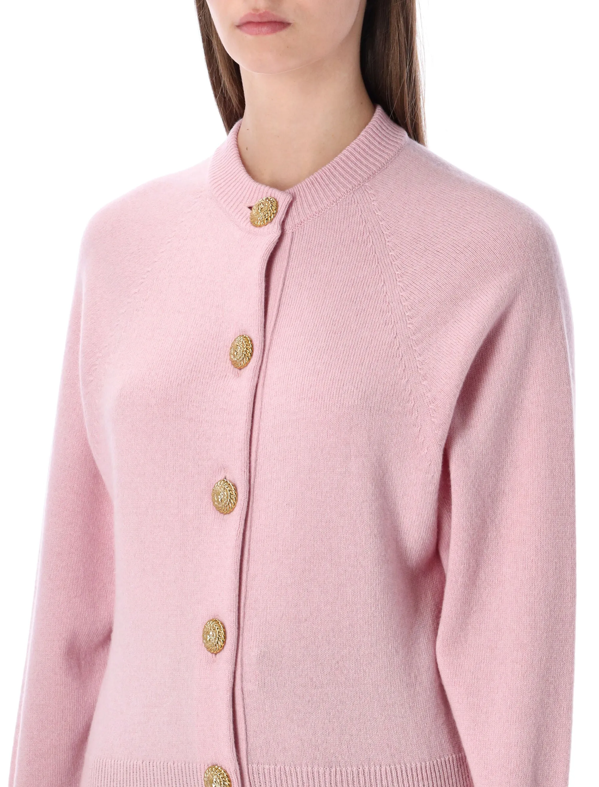BALMAIN ECO-CASHMERE BUTTONED CARDIGAN sold by Lord & Taylor product image thumbnail 3