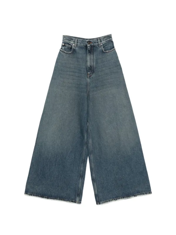 FLARED DENIM JEANS made by Balenciaga