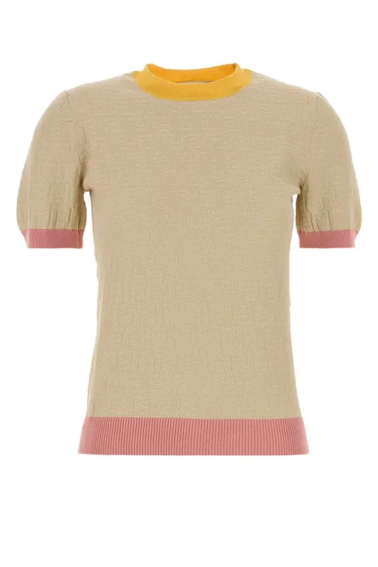 COTTON AND SILK TOP made by Fendi