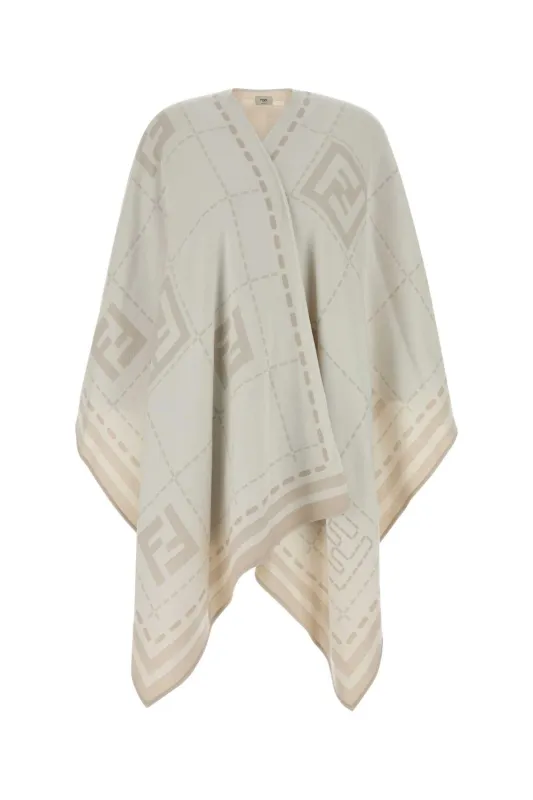 FF WOOL PONCHO made by Fendi