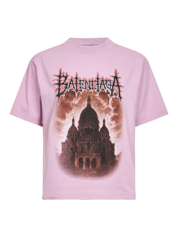 T-Shirt Sacré Cœur Old Pink made by Balenciaga