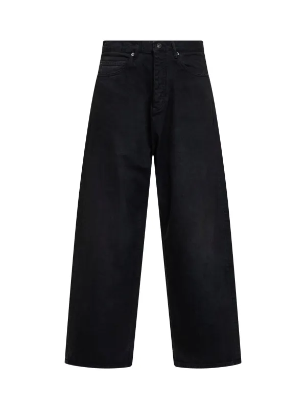 Jeans Organic Japanese Denim Brown made by Balenciaga